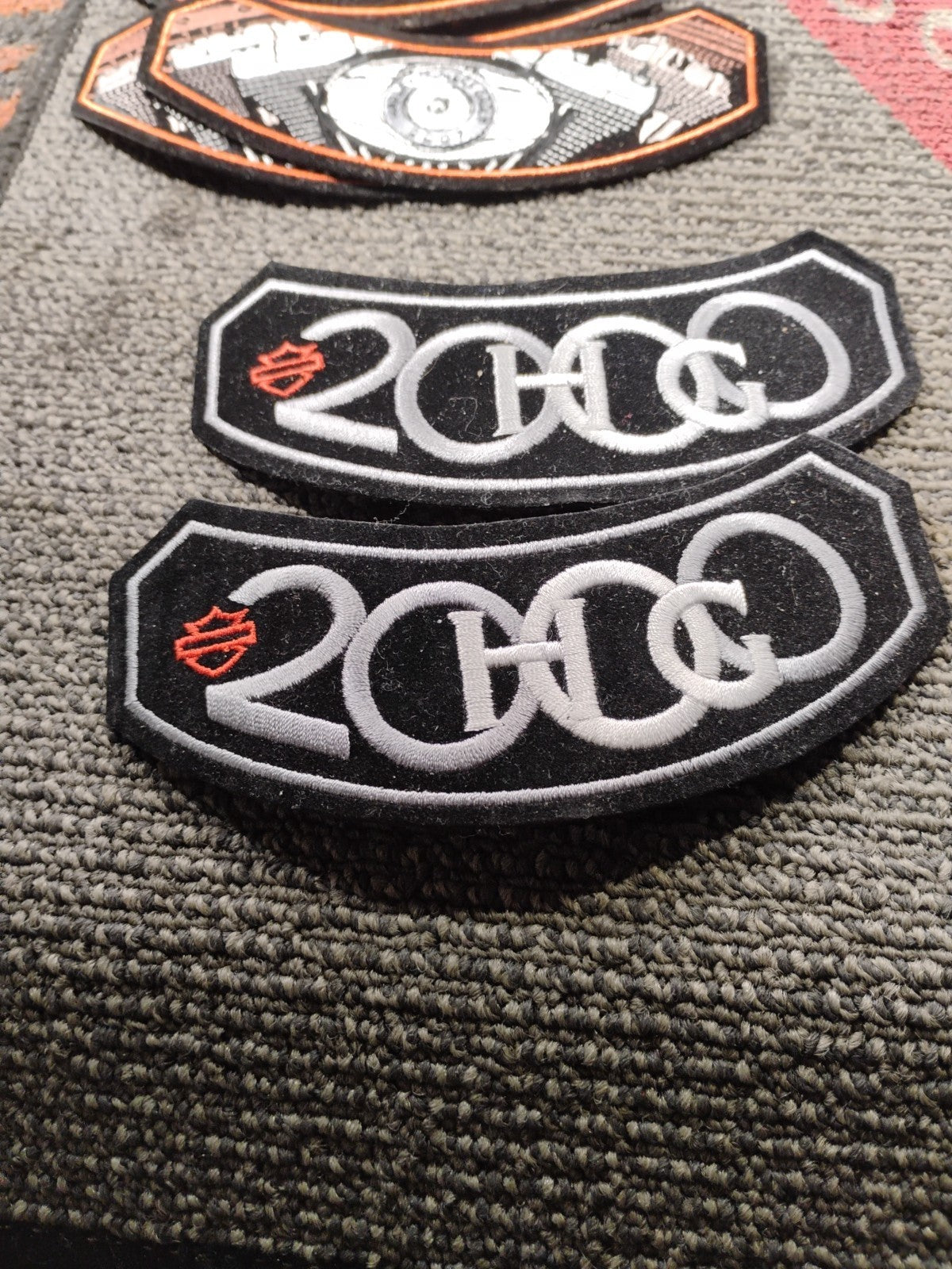 Harley-Davidson Owners H.O.G. Vest Patch Rocker HOG 2000 Annual Patch
