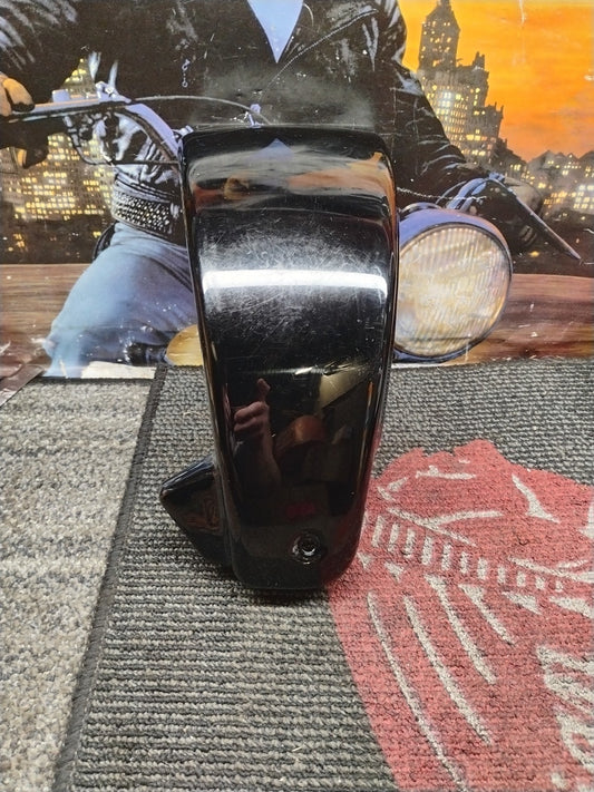 18 Up Harley Softail Street Bob FXBB Left Side Frame Cover Gloss Black 69201646