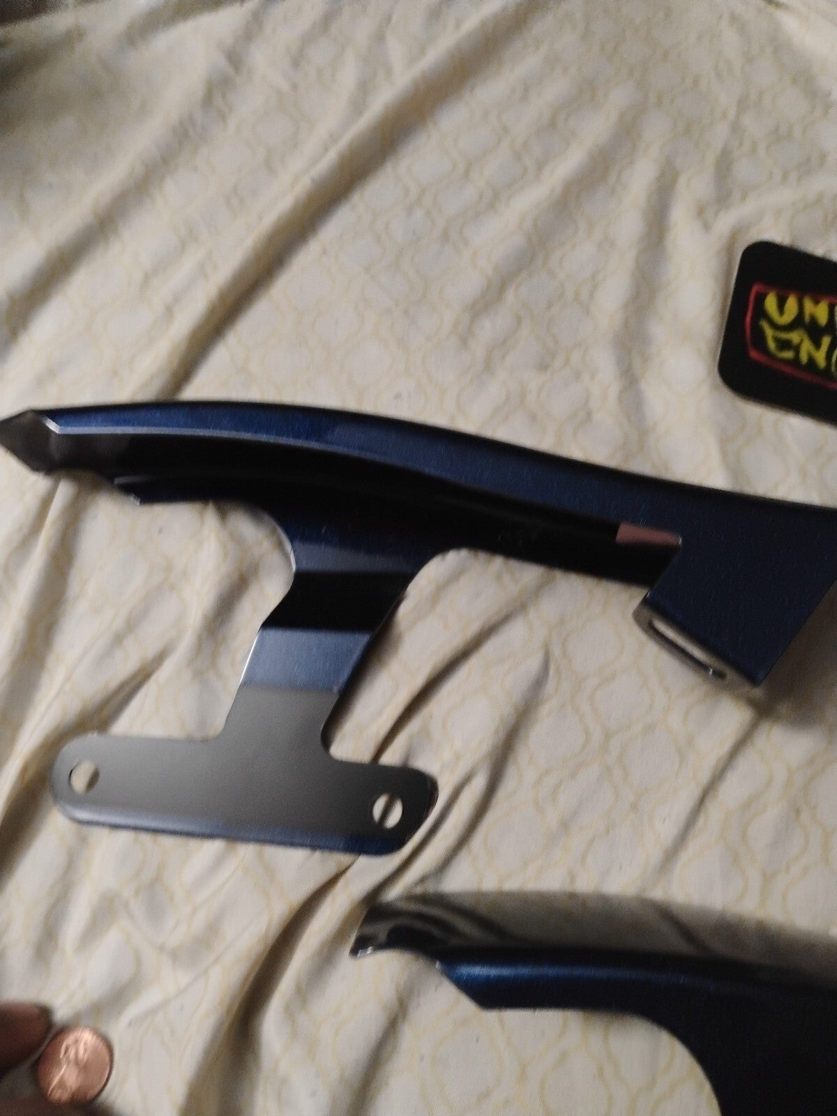 oem Harley 91614-09 Blue Burst Saddlebag Fillers 09-13 Touring Part Genuine