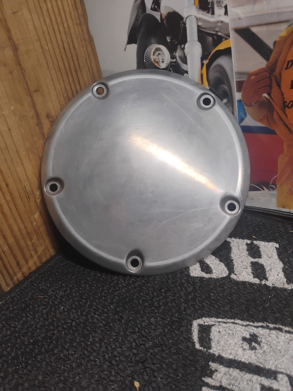 Harley Davidson Derby Cover 25415-99 W Hardware & Gasket Softail Touring Dyna