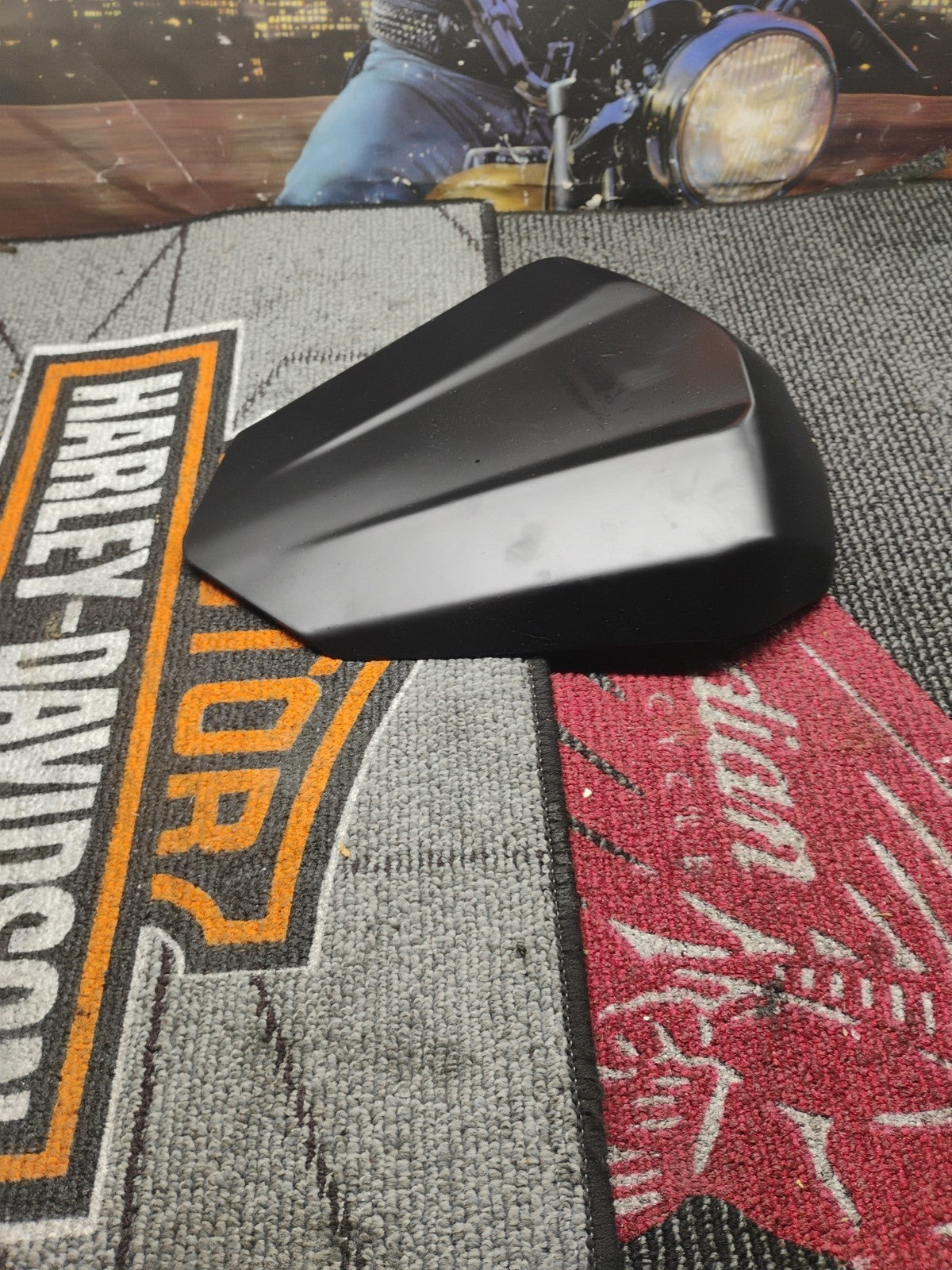 06-07 2006 Yamaha YZF R6 Black Rear Back Seat Solo Cowl Fairing Cover