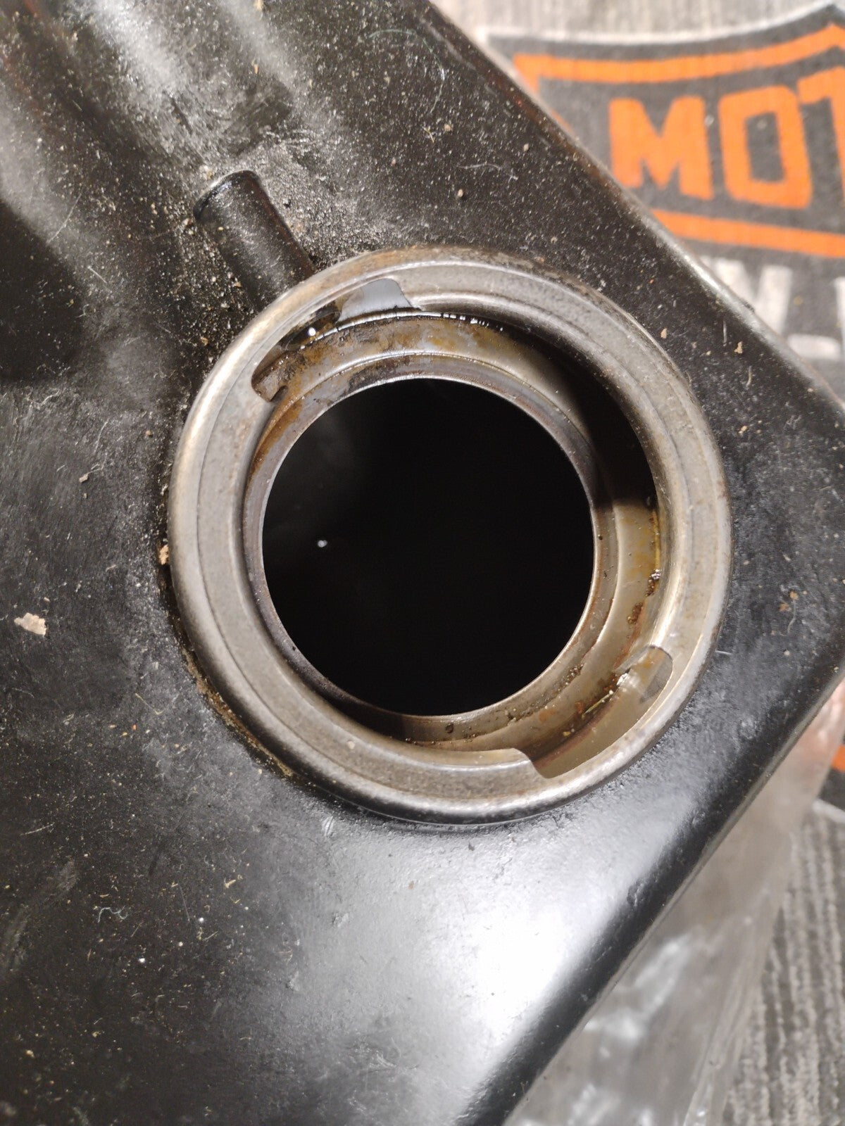 Harley '65-'82 Shovel Head oil tank, used Needs Work  