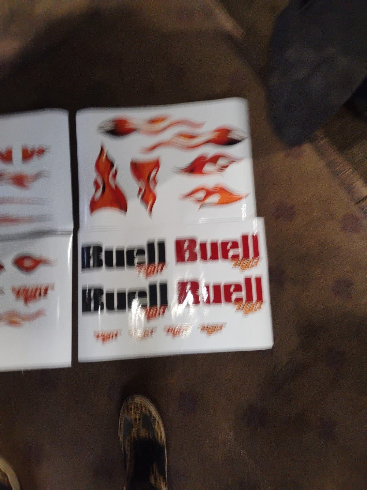 NOS OEM Buell Blast Personal FX "Heater" Decal Kit 13578-01Y Complete
