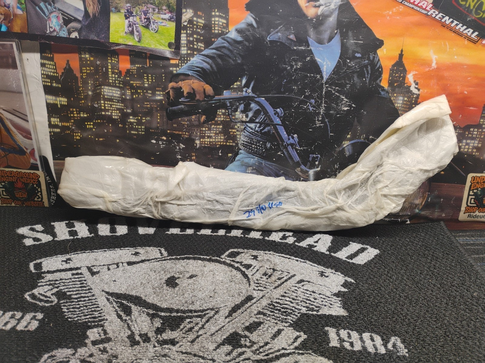 Harley Davidson Exhaust Heat Shield 25310HSB NOS Black 2" Pipe Muffler Cover