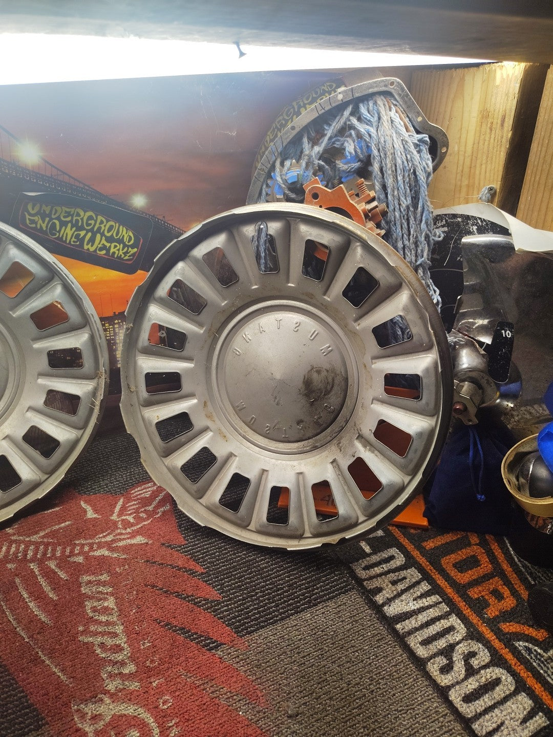 1968 Ford Mustang Hubcaps Wheel Covers SET OF 3