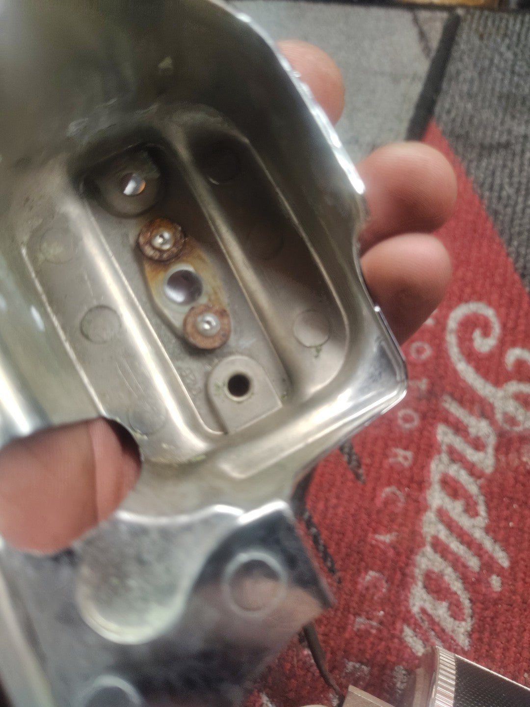 CHROME HANDLEBAR Master Cylinder COVER FOR HARLEY SINGLE DISC  OE # 46098-98