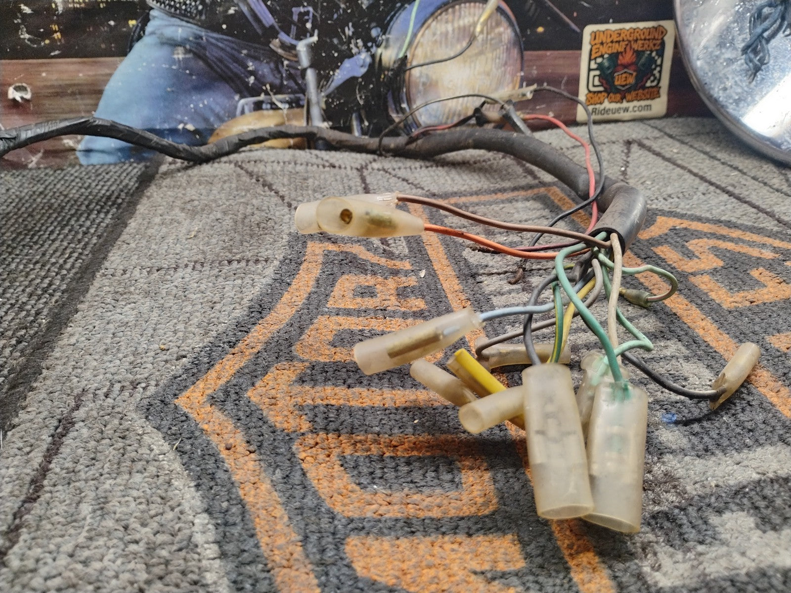 1978 HODNA CB125S CB 125 S WIRING HARNES WIRE ELECTRICAL MAIN