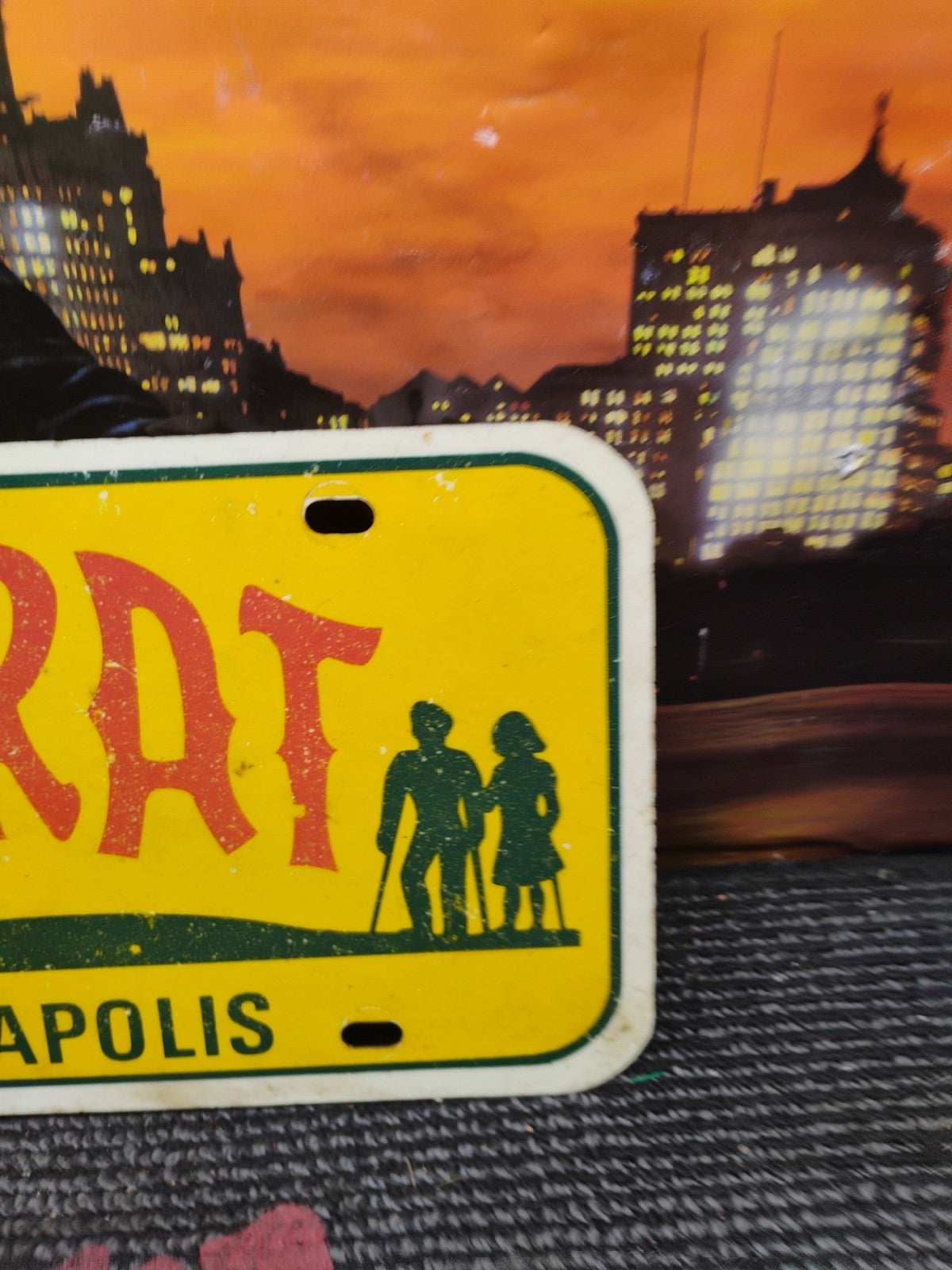 1978 INDIANA LICENSE PLATE FREE SHIPPING  Indianapolis Murat