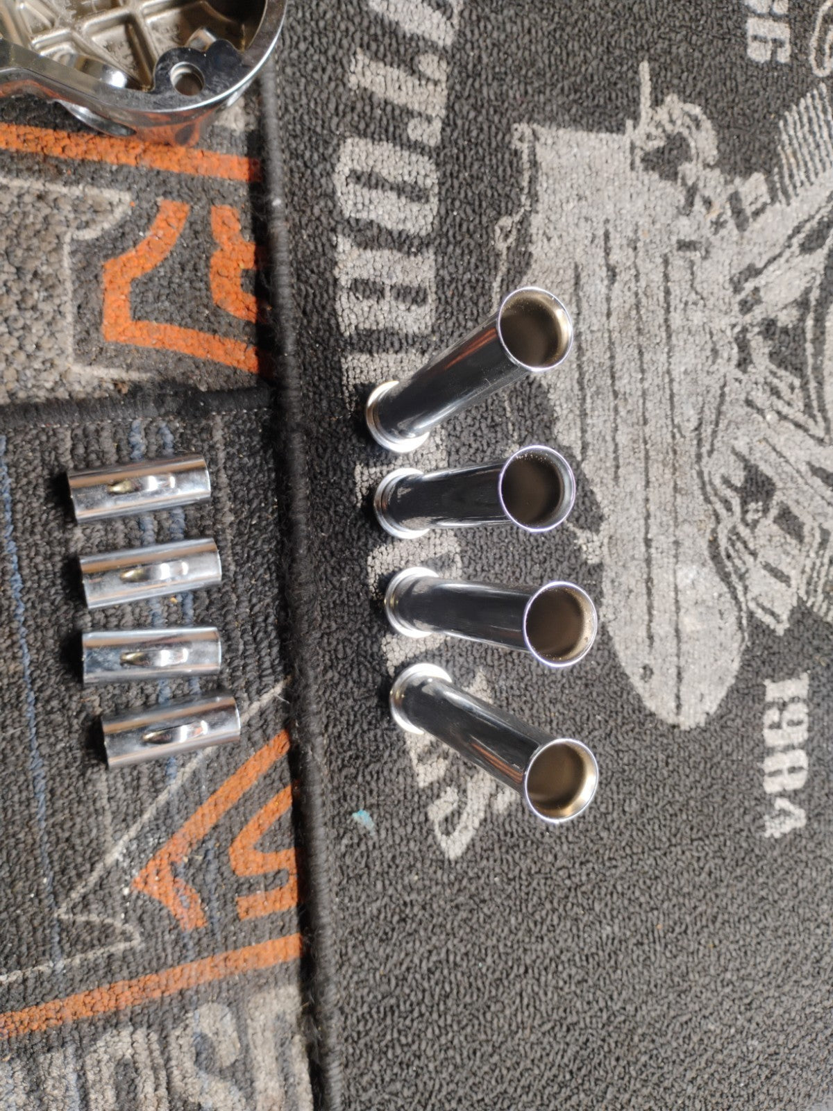 OEM Harley-Davidson Chrome Pushrod Cover Tube Set EVO Twin Cam Sportster