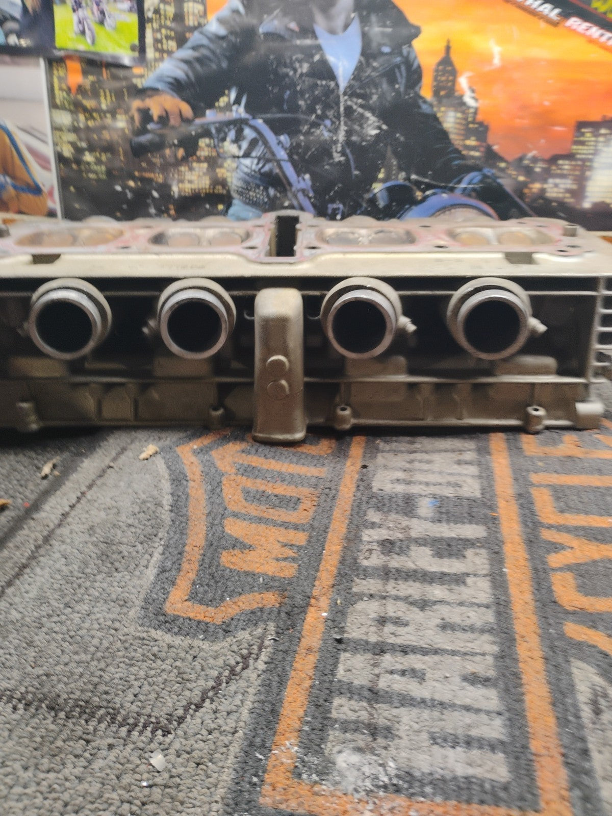 '82 GS750 GS 750 t CYLINDER HEAD VALVE TRAIN MOTOR ENGINE PART 1982 SUZUKI GOOD!