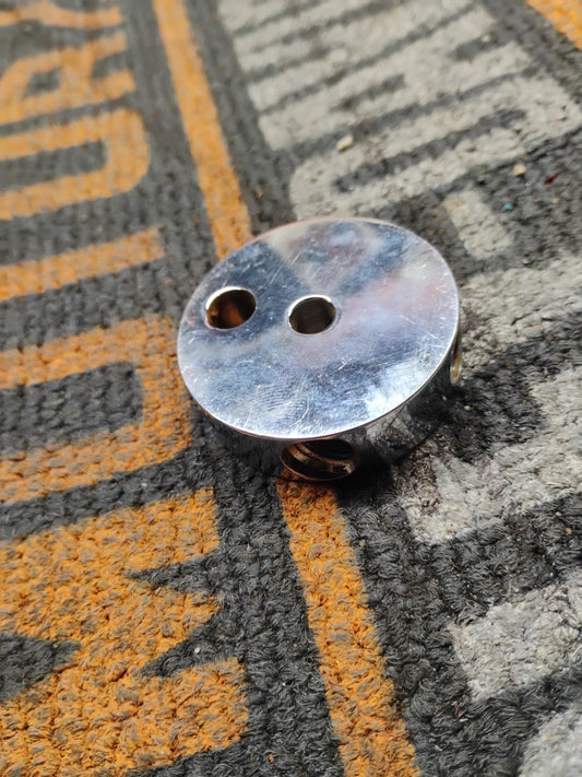 DRAG SPECIALTIES CHROME UNIVERSAL FRONT BRAKE TEE 3/8-24