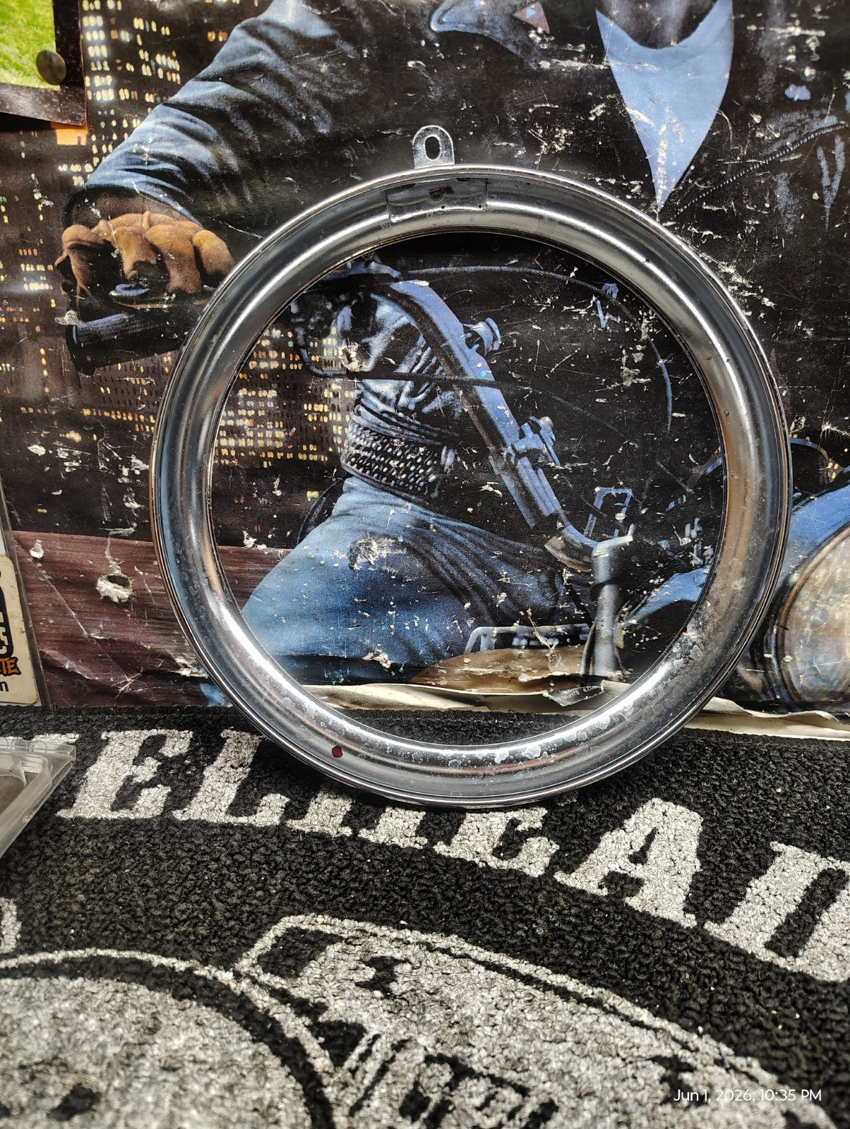 Harley-Davidson OEM 7" Headlight Trim Ring Chrome Softail Dyna Touring