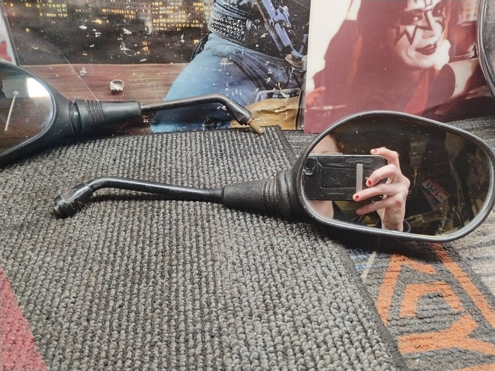 Set Of Scooter Moped Rearview Mirrors