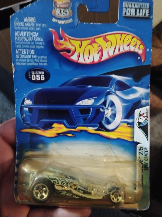 2003 Hot Wheels #056 Wild Wave Series 2/5 Surf Crate sp5 wheels 35th Anniversary