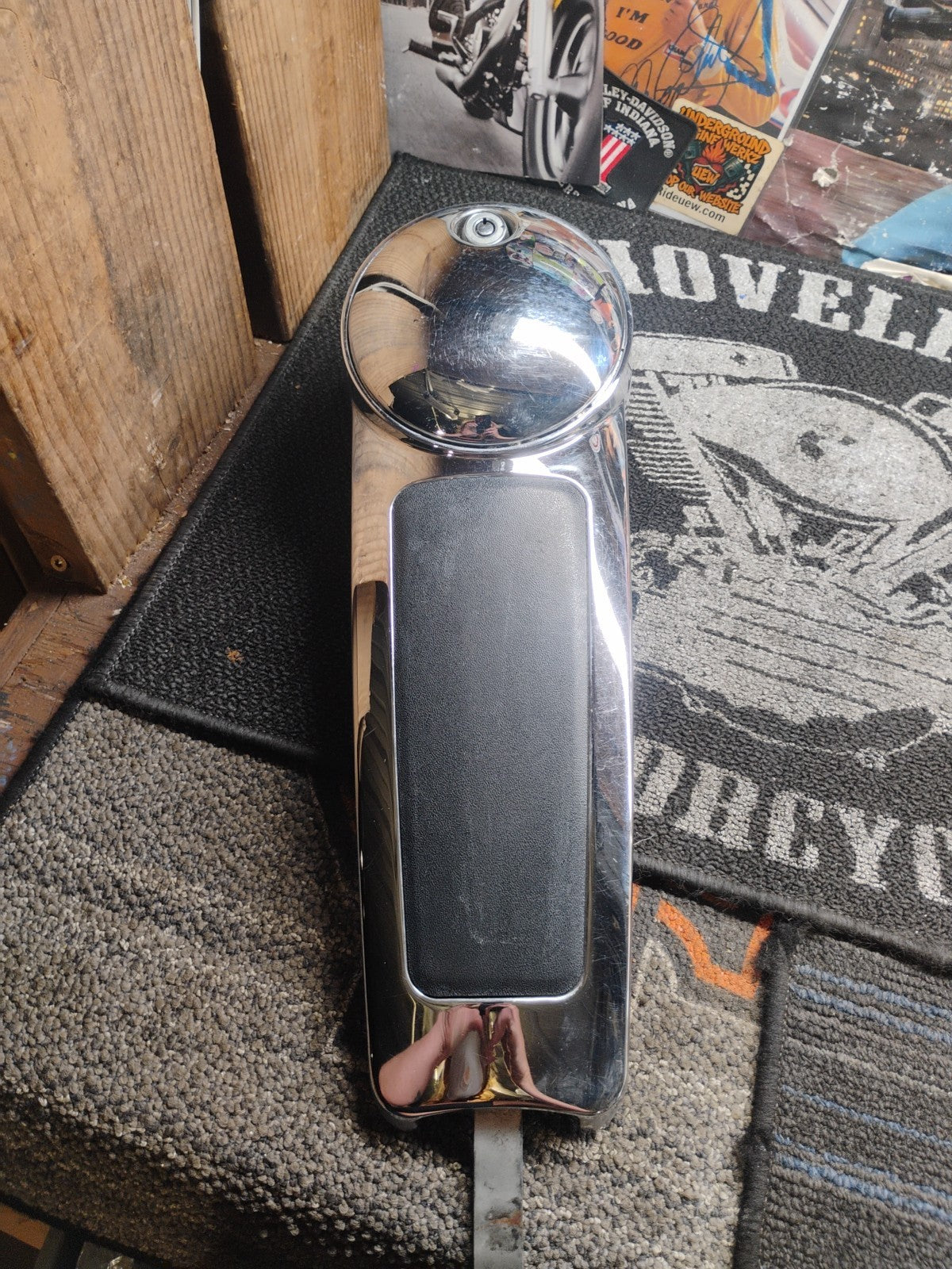 OEM Harley-Davidson Chrome Gas Tank Console Dash 2008-Up 61270-08