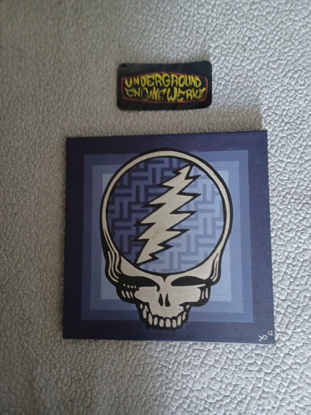 Hand Painted Grateful Dead Still Your Face Painting One Of A Kind Art 