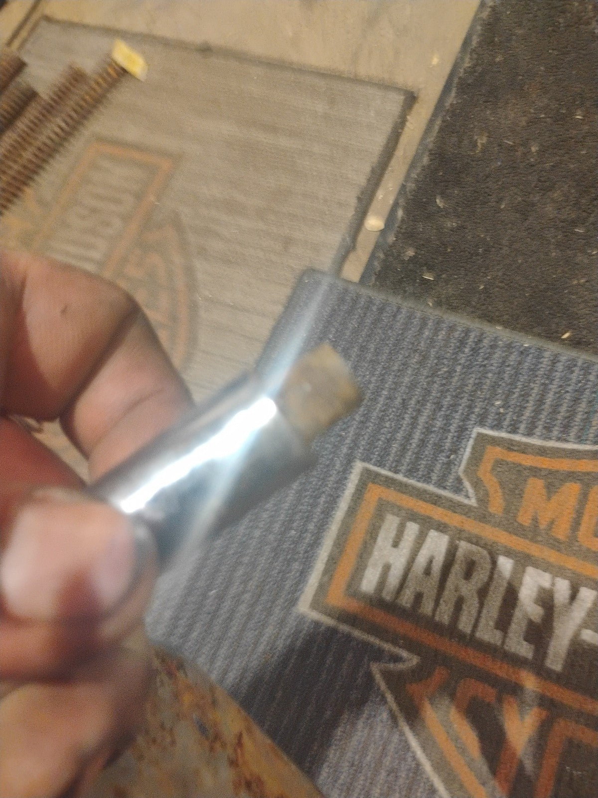 HARLEY DAVIDSON 1970-1979 SHOVELHEAD FLH REAR BRAKE PEDAL MOUNT 875B