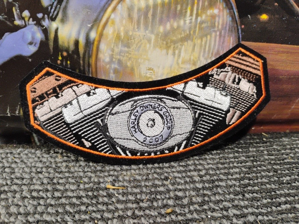 2007 Harley Davidson HOG Owners Group Club Membership Rocker Patch