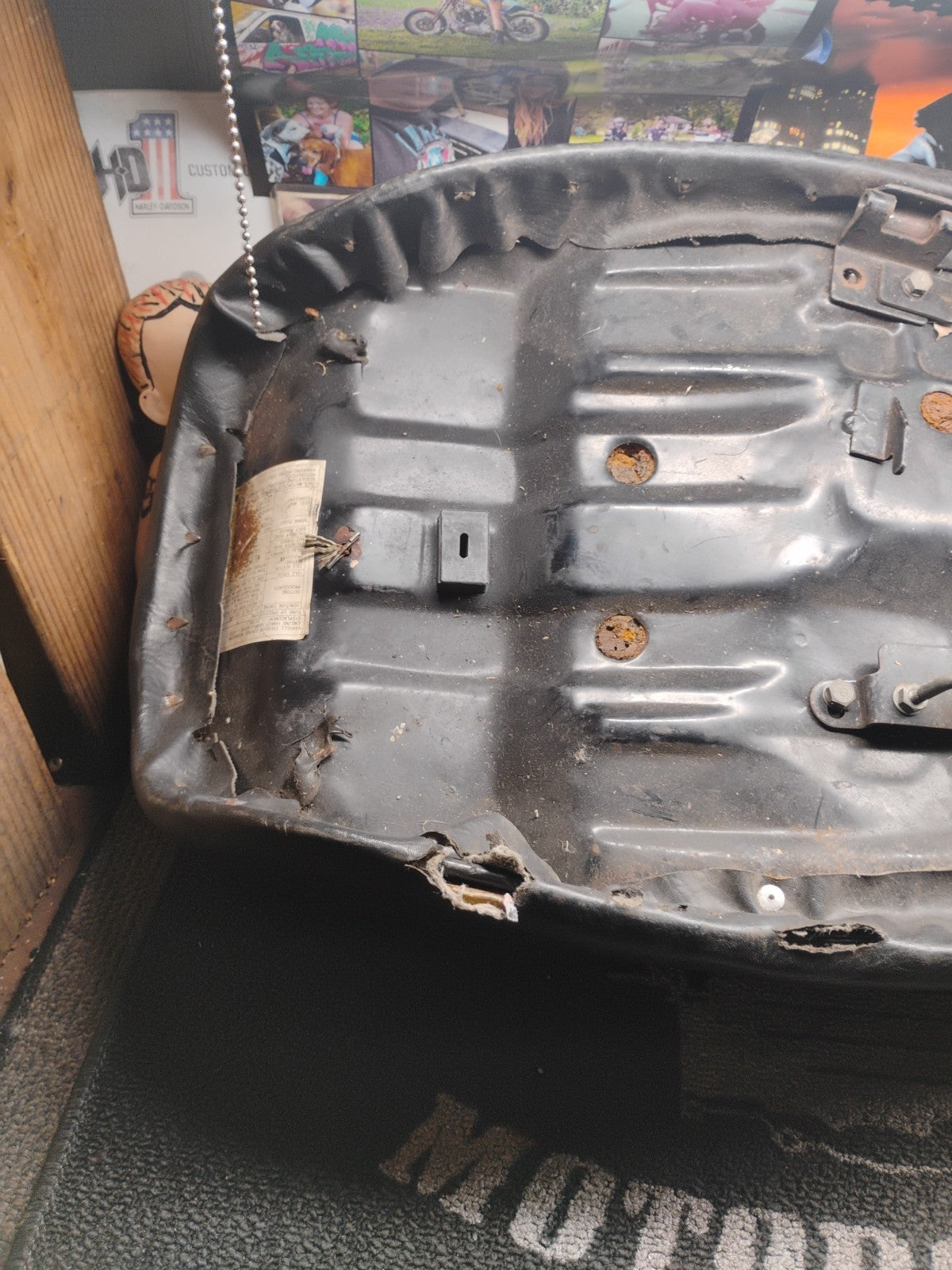 978 Kawasaki KZ1000 OEM Seat Original Pan Vintage 53001 Series1978