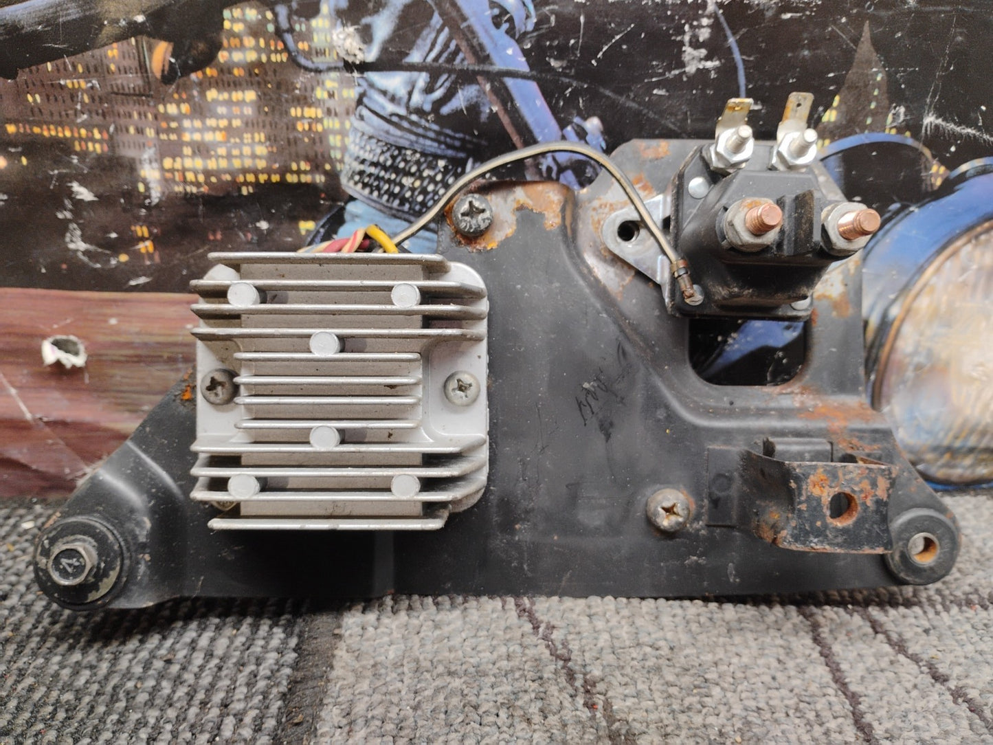 ELECTRICAL Rectifier Regulator & Plate Compatible With Suzuki Gs300 Gs400 Gs450