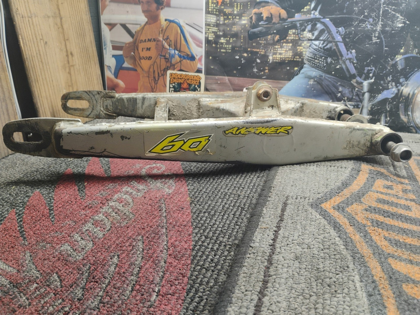 98 Kawasaki KX60 KX 60 OEM Rear Swingarm Swing Arm Suspension