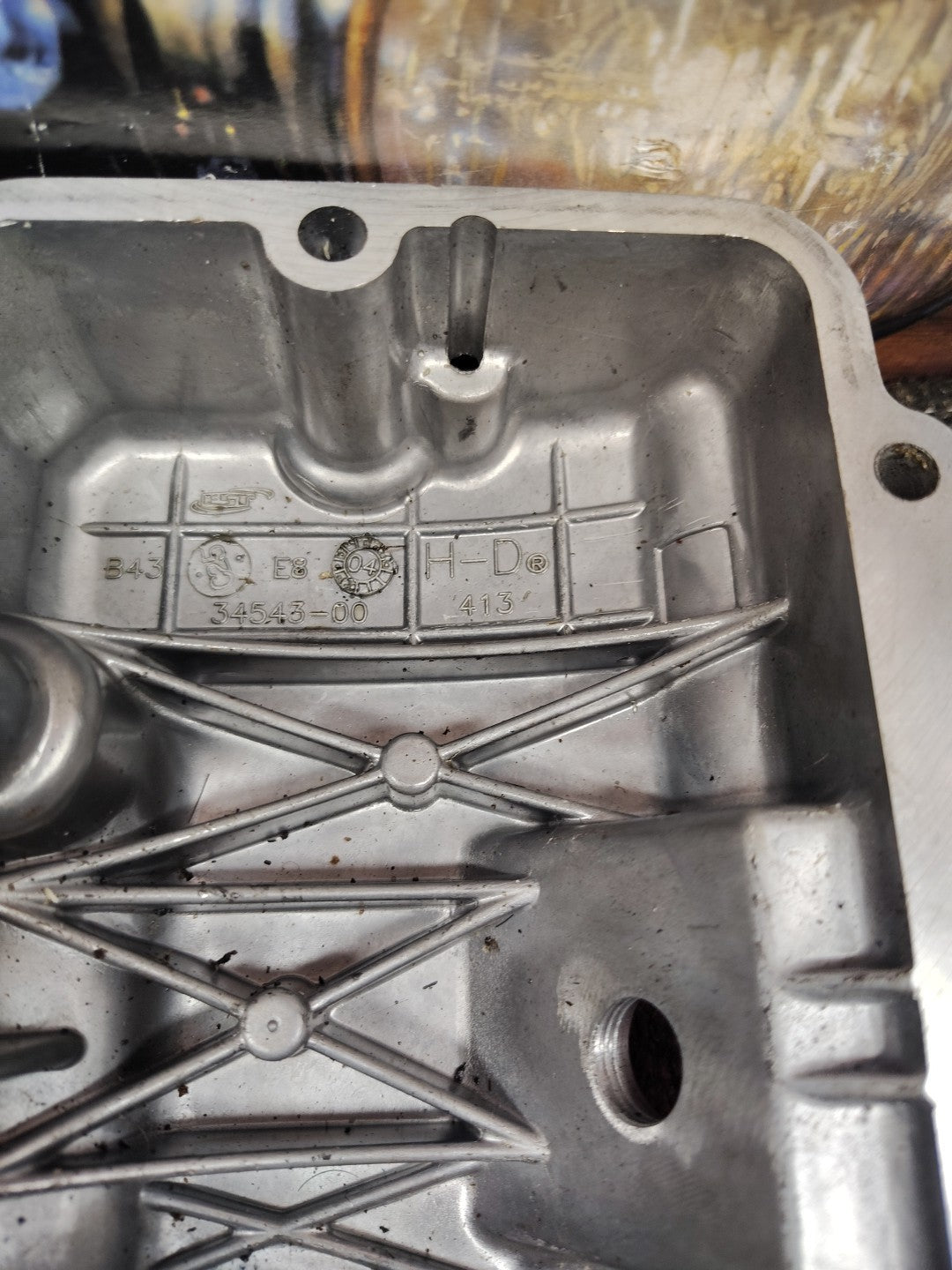 Harley Part # 34543-00 Trans Cover 5-Speed Chopper Bobber  #9629