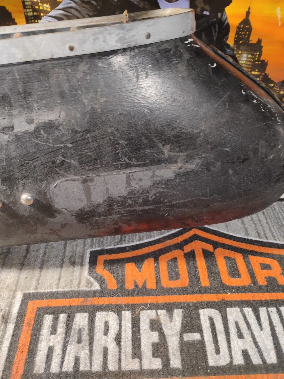 Genuine Harley 1957-1962 Big Twin Duo-Glide OEM  Left Bubble Bag 90851-54Type1 