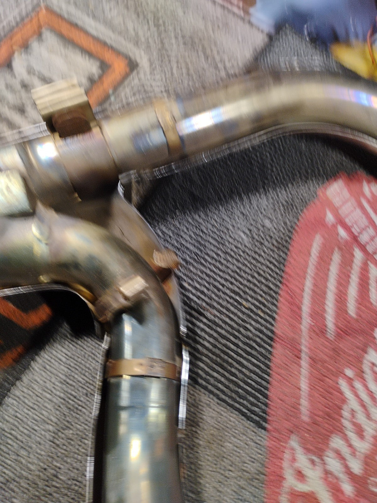 2015 14-18 Indian Chieftain OEM Exhaust Headers Head Pipe W Heat Shields And O2