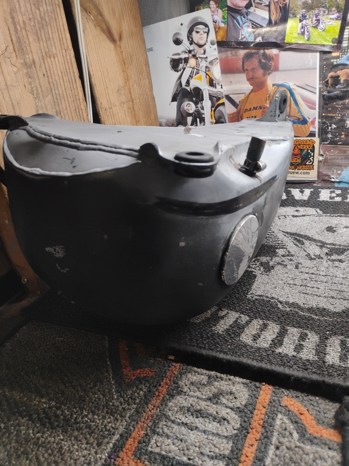 Harley-Davidson Softail Split Gas Fuel Tank Set Raw Steel OEM