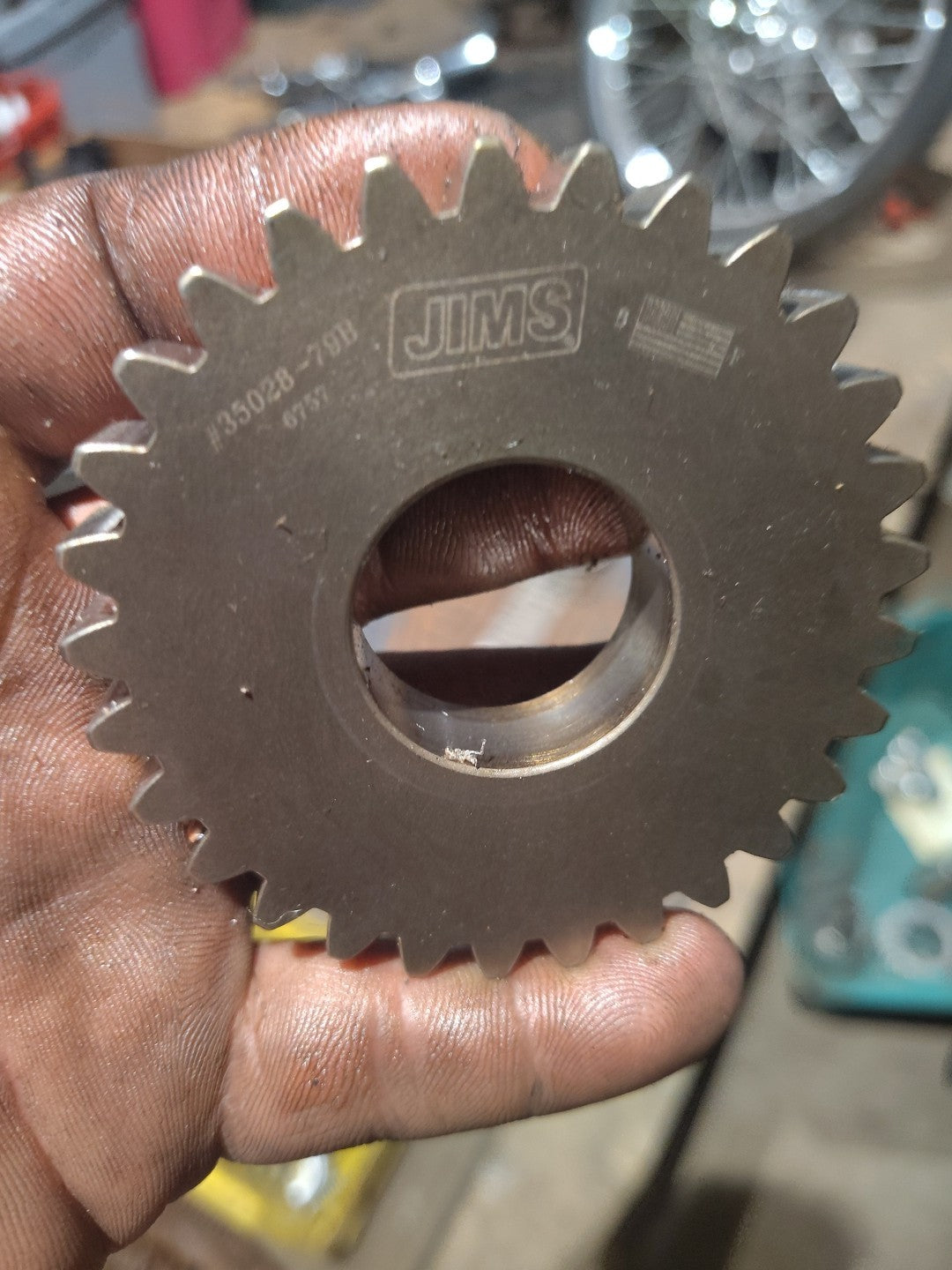 Harley-Davidson 4th Gear Mainshaft, JIMS Gear No.8294, 5 Speed, 35028-79B