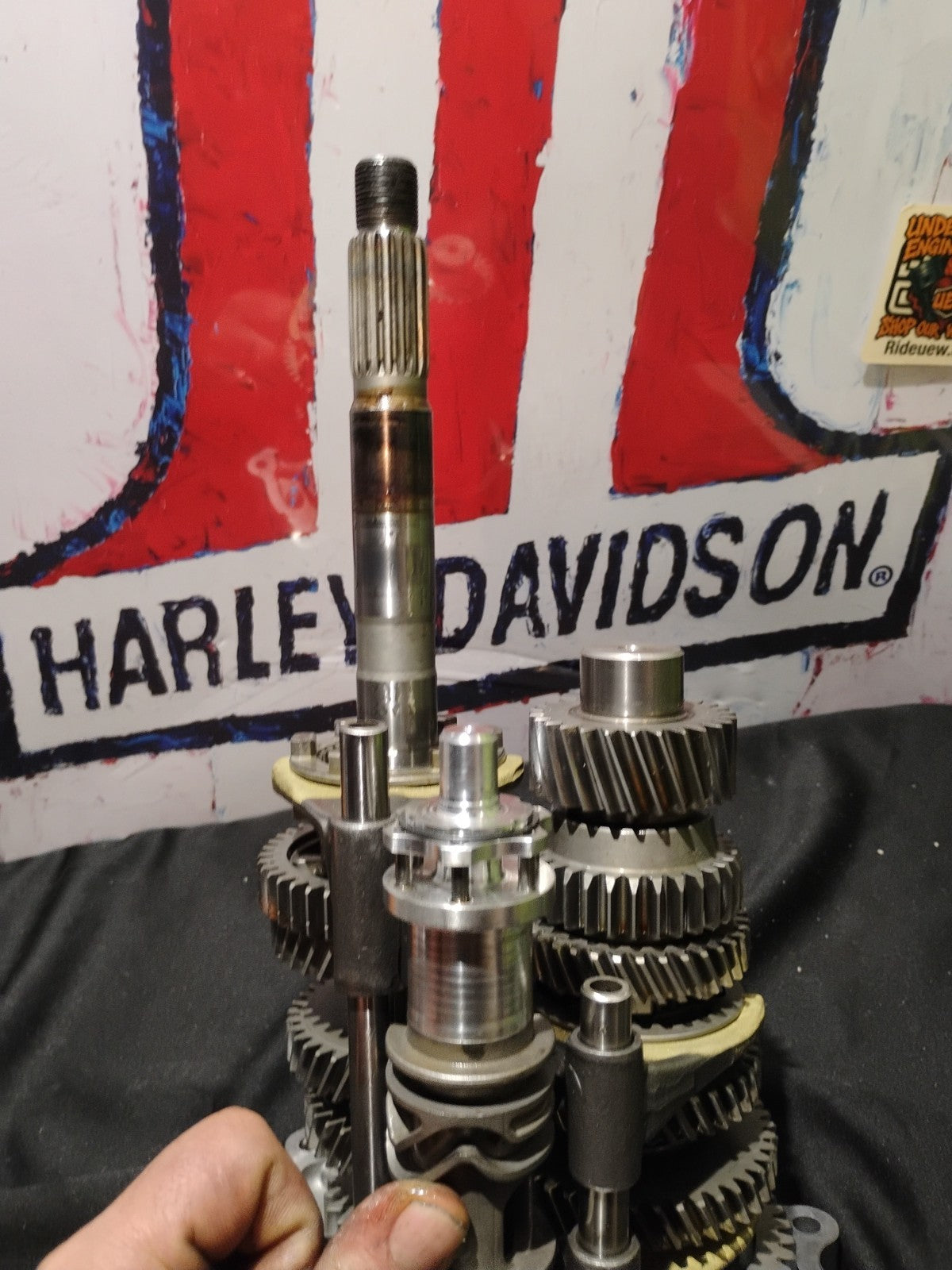 Harley Davidson Softail Touring Dyna Engine 6 Speed Transmission Gears & Forks