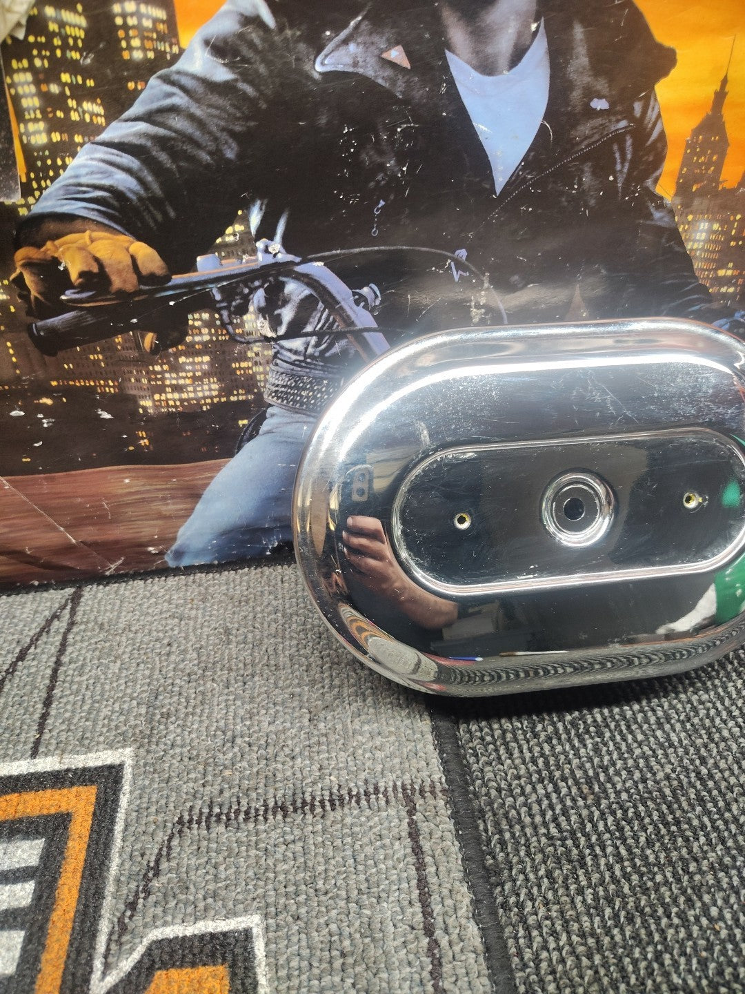 Genuine HarleyDavidson Screamin' Eagle Ventilator Elite Air Cleaner Cover Chrome