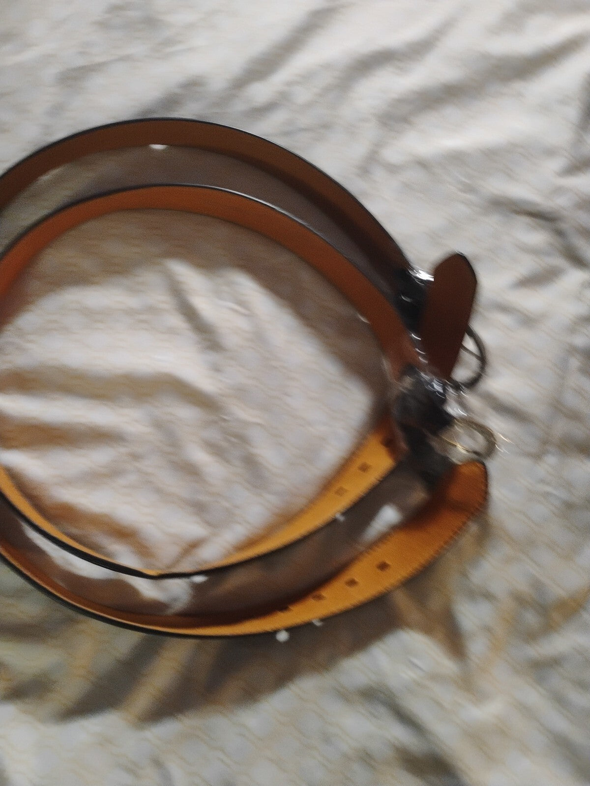 USA Eagle Genuine Leather Belt Size 34-36 Black Vintage USA American Bald Eagle