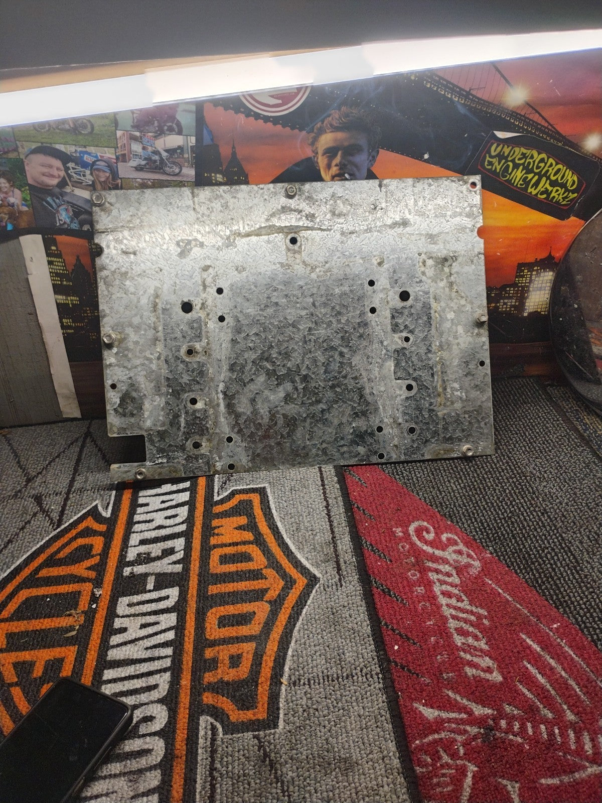 2000-2005 Harley Davidson Electra Glide LUGGAGE BOX MOUNT PLATE