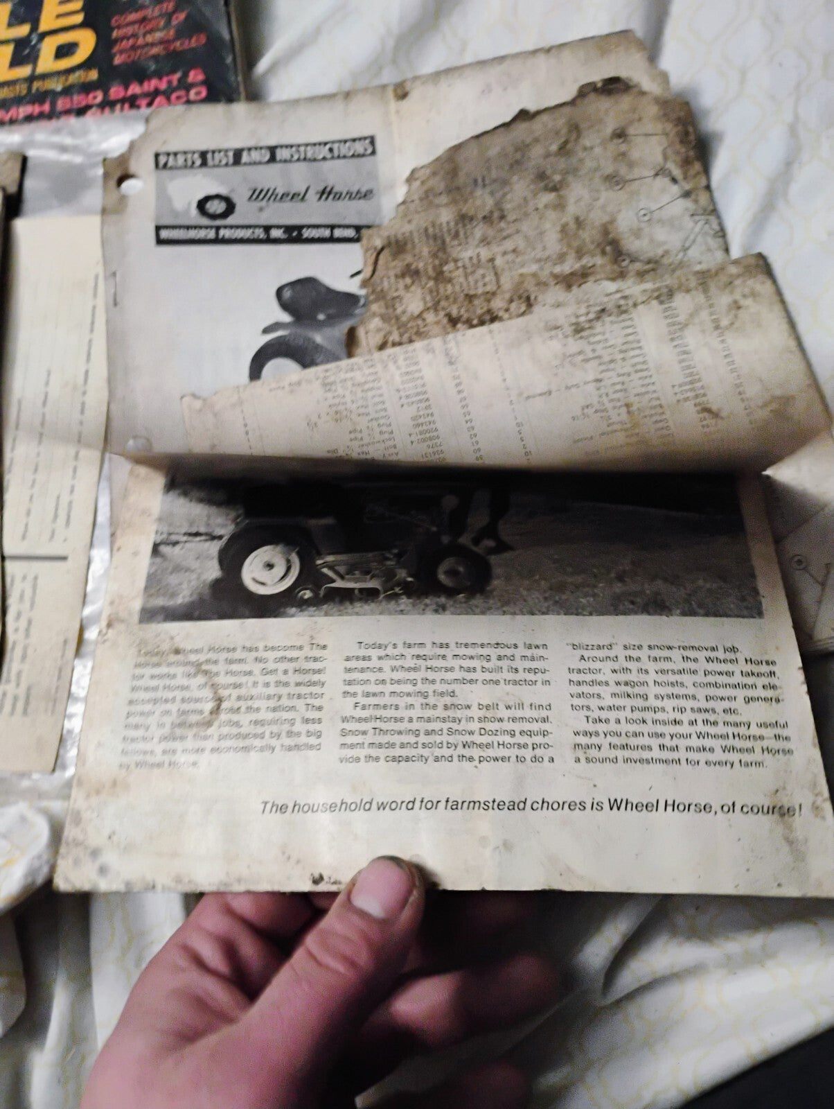 Wheel Horse Koler Lawn tractors riding mower workhorse Service Manuals Lot 