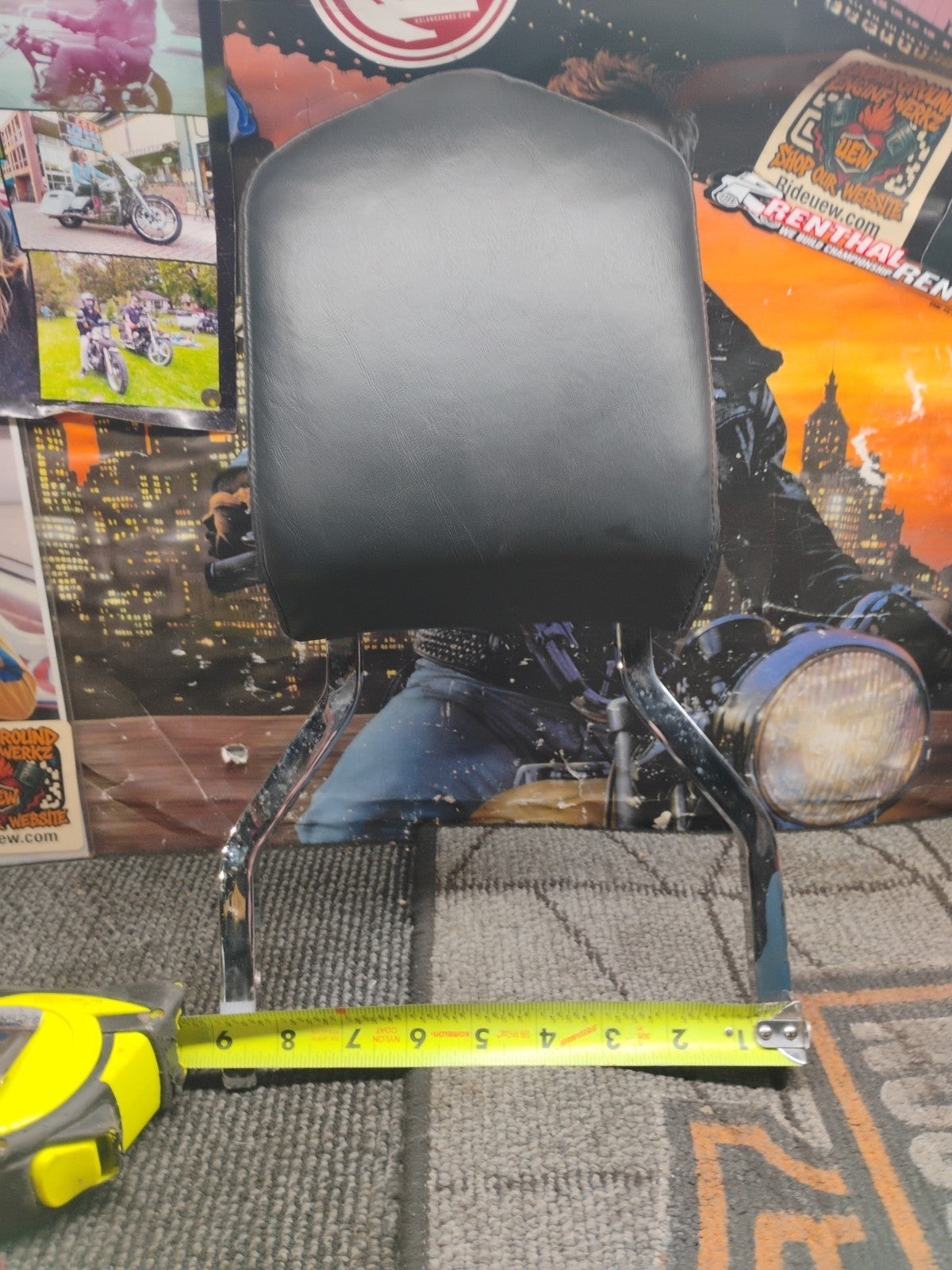 Harley Davidson Sissy Bar Backrest