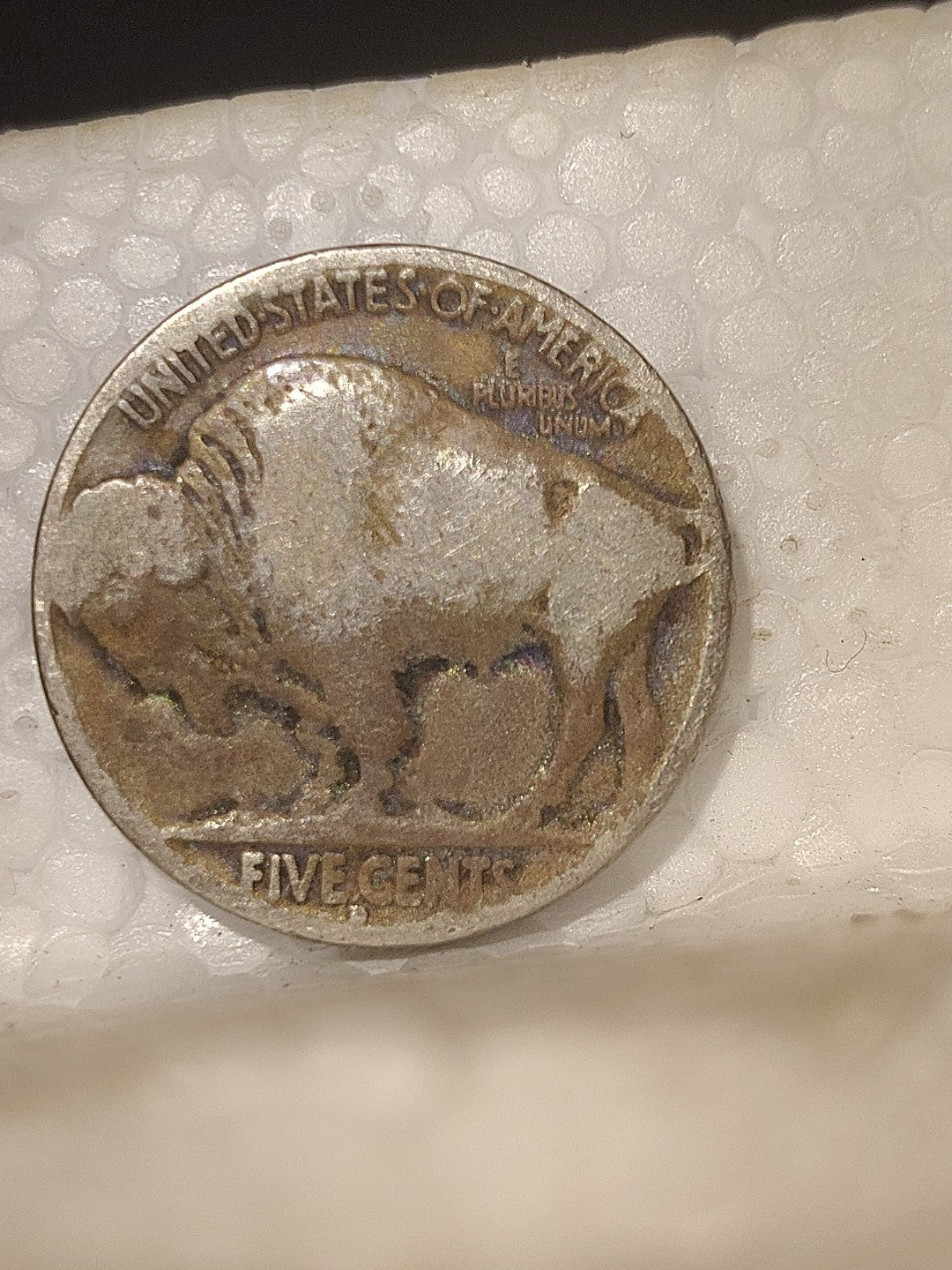 1934 D Buffalo Nickel Dripping Luster++ Gorgeous Rainbow Toning!