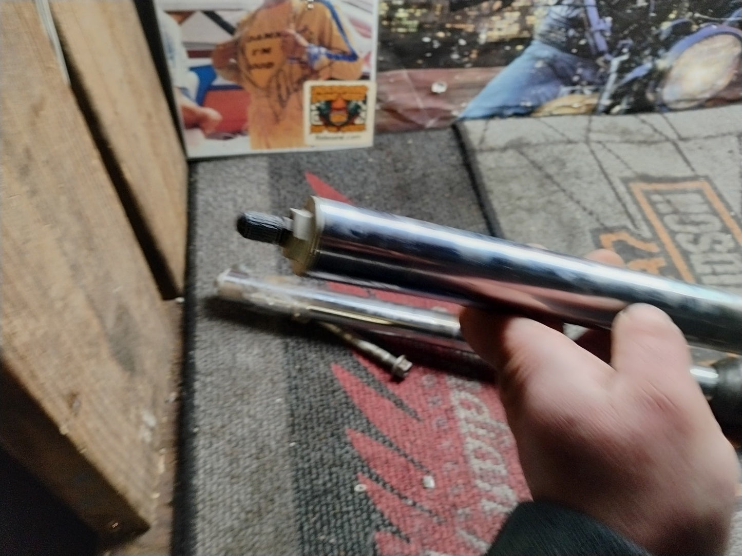 1999 kawasaki kx 65 Front Shocks And Axle 