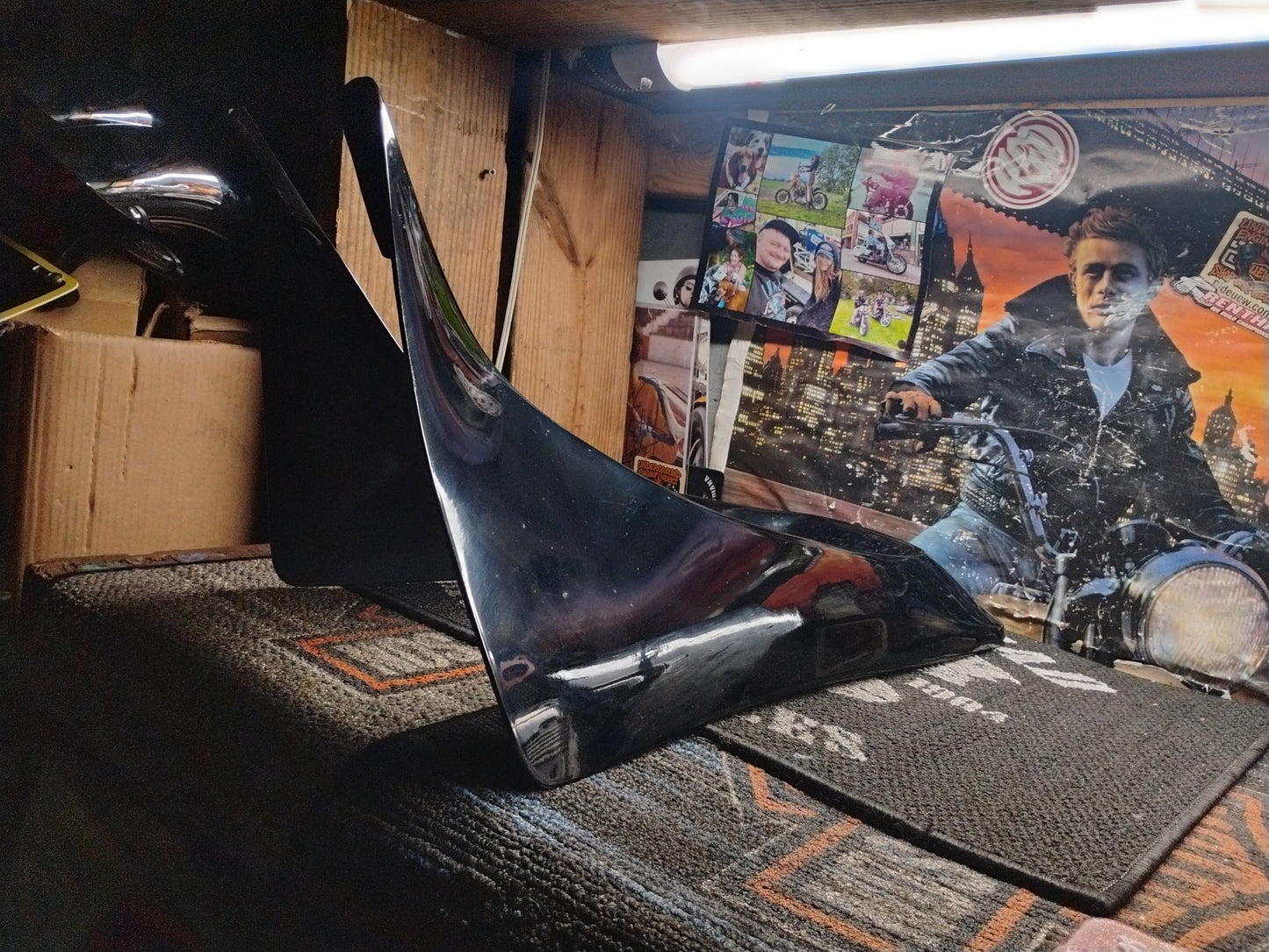 1996-1998 Buell S1 Lightning Rear Tail Fairing Seat Cowl Black OEM M0190.TA