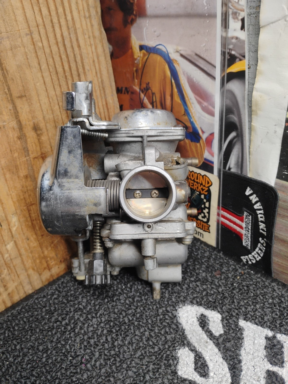 Honda CBX500 Classic Carburetor Keihin Japan VE0AAWYC OEM Vintage Carb Chrome