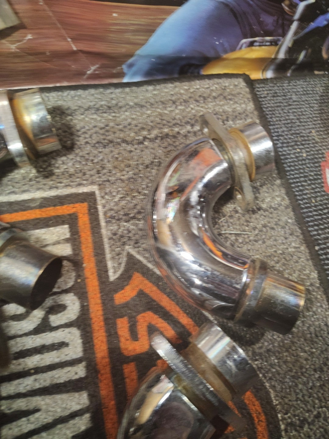 05 Victory King Pin Kingpin exhaust manifold header pipe elbow