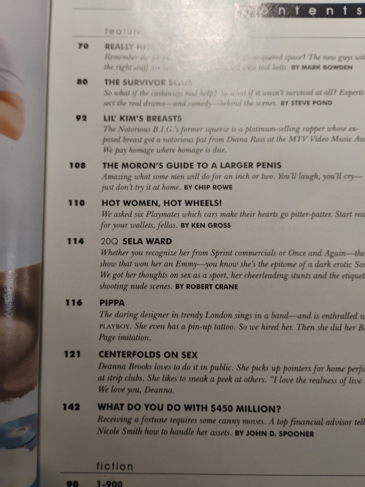 Playboy Magazine February 2001 Anna Nicole Smith Vince McMahon