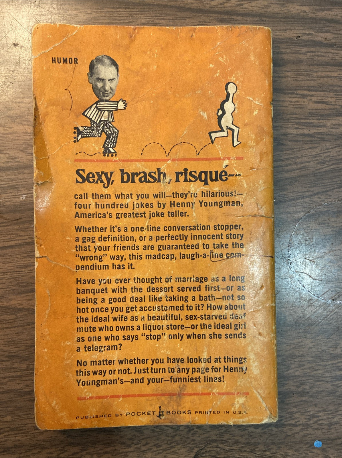 400 TRAVELING SALESMEN'S JOKES by Henny Youngman vintage 1969 Pocket paperback  