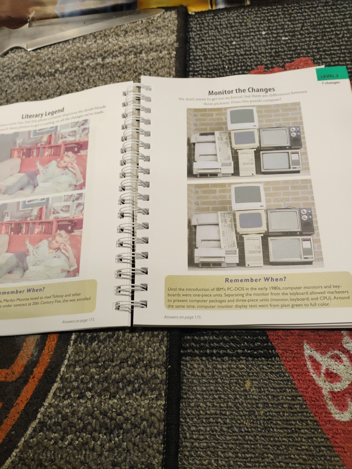 Brain Games Picture Puzzles How Many Differences Can You Find? Contains Answers