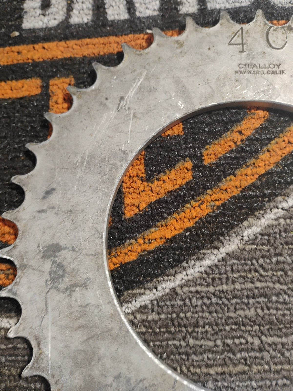 Vintage Flat Track Racin 40 Tooth CTA Alloy Hayward California BSA Rear Sprocket