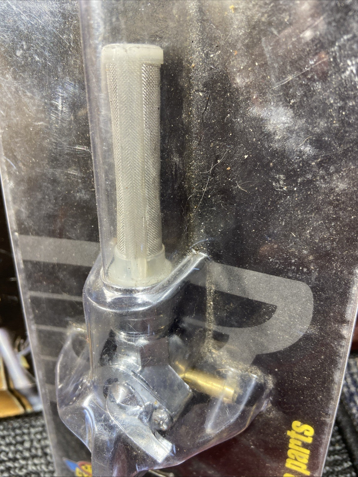 J&P Cycles Replacement Chrom Petcock Left Side spout style SKU#1041441 PIN720035