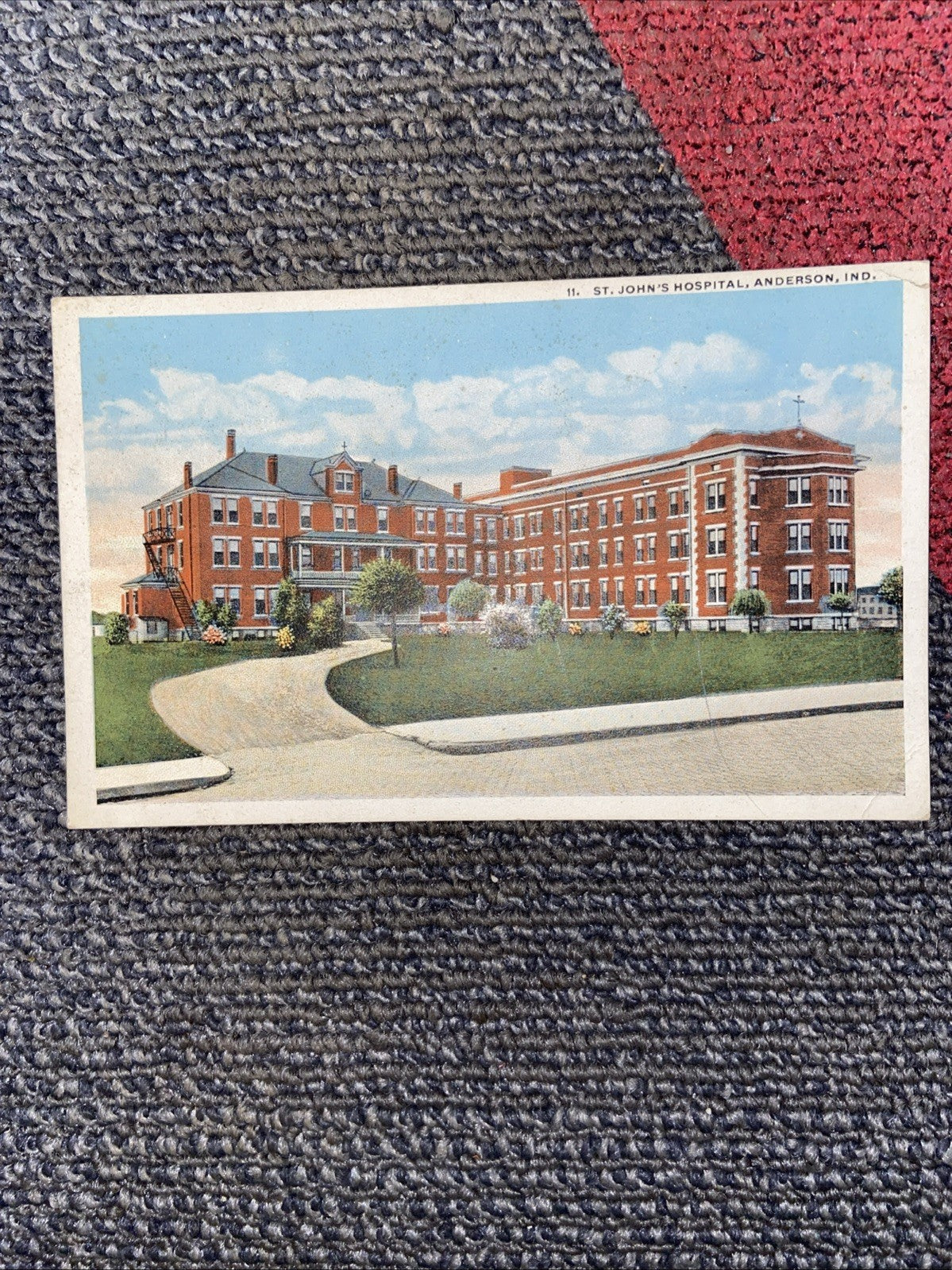 Lot Of 7 Vintage Landmark Anderson IN Post Cards 1930s