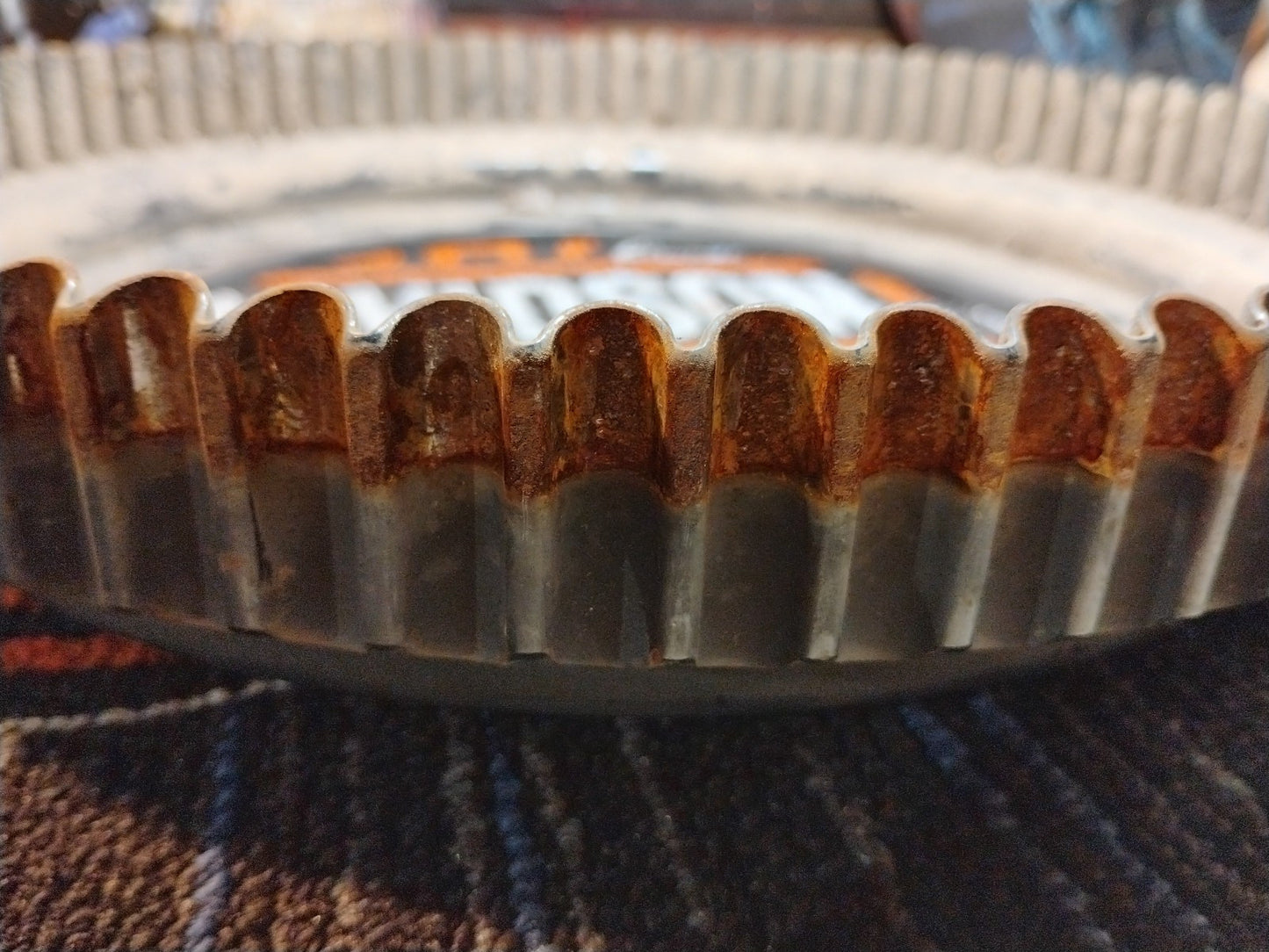 2001 BUELL BLAST P3 REAR DRIVE BELT PULLEY W/ PULLY SHEILD