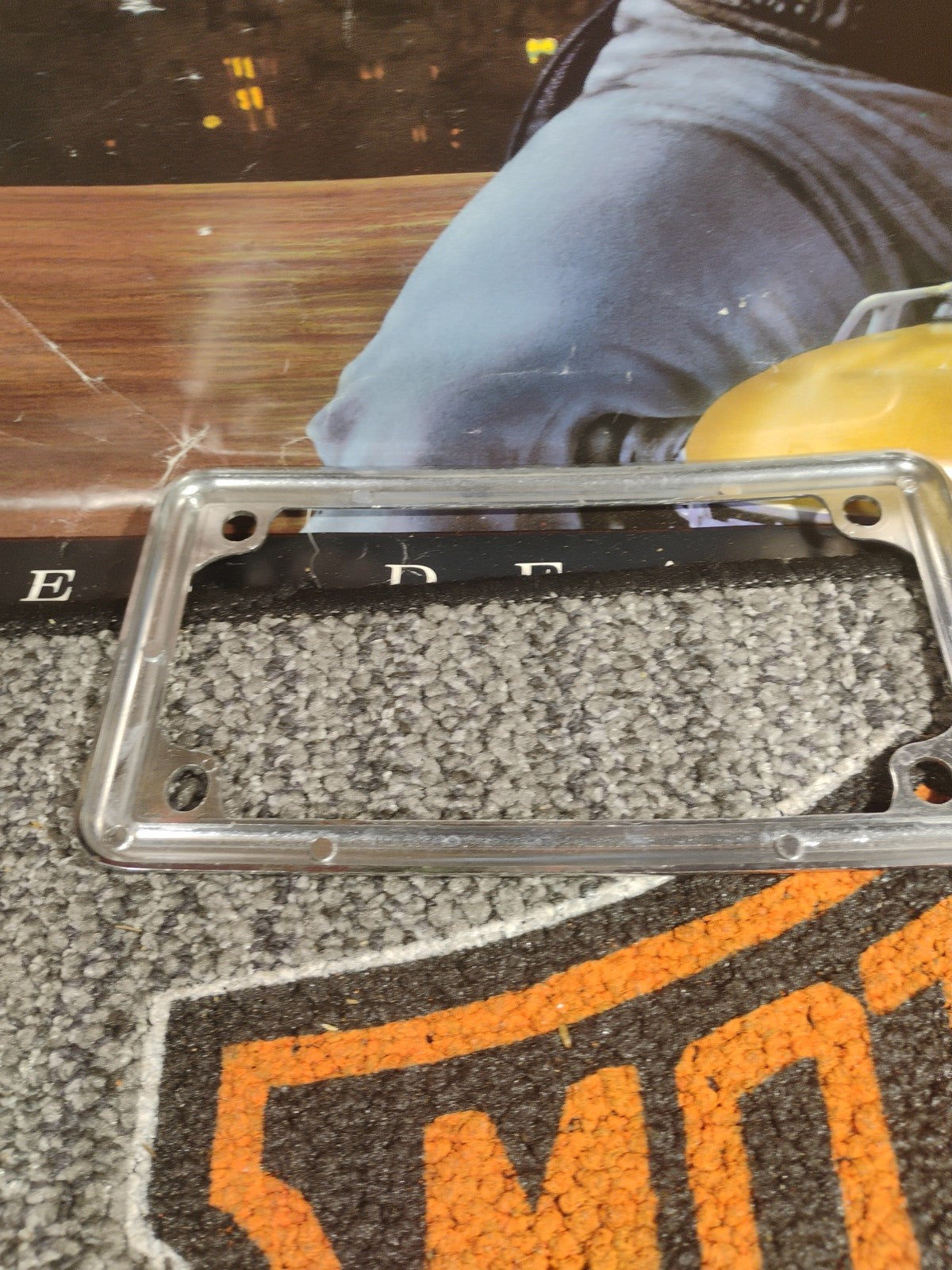 J&P Cycles 4" x 7" License Plate Frame P/N 3400080