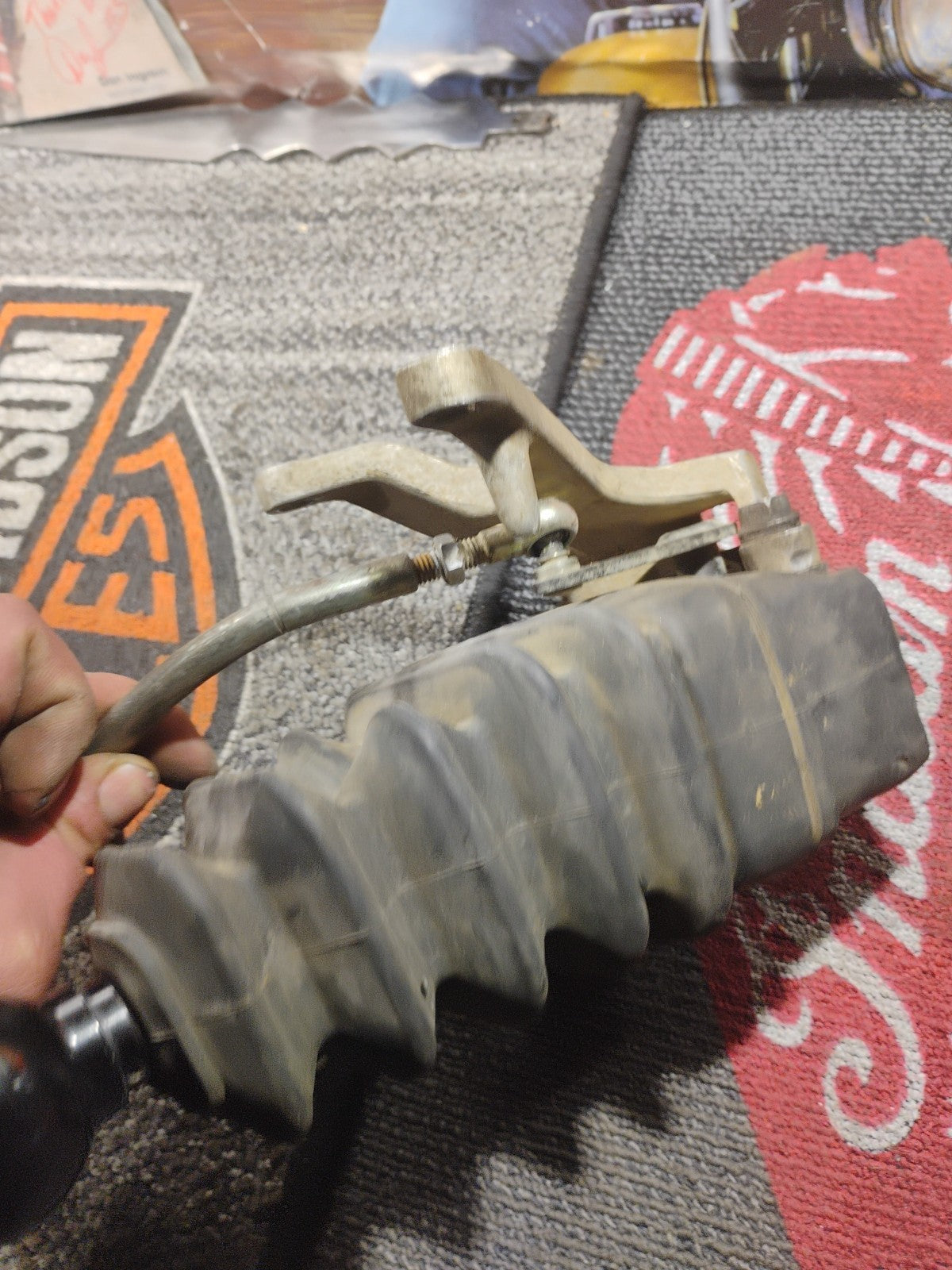 Yamaha Kodiak Grizzly Shifter Assembly W/Bracket & Linkage OEM 5GH-18300-03-00